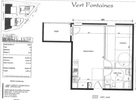 Location appartement 2 pièces - 43m² à Fontaines-saint-martin (69270) - Photo 5