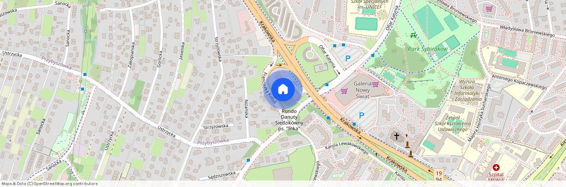 Krakowska 29, Krakowska-Południe, Rzeszów, podkarpackie