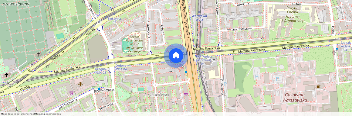 ul. Marcina Kasprzaka, Odolany, Wola, Warszawa, mazowieckie