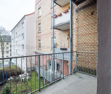 2 Zimmer Singlewohnung in Plauen zur Miete - Stadtzentrum - mit Balkon und Badewanne - Foto 4