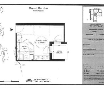 Location appartement 1 pièce 22.45 m² à Montpellier (34000) - Photo 6