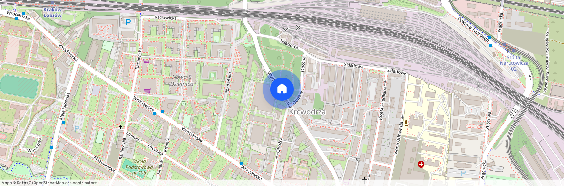 ul. Władysława Łokietka, Krowodrza, Krowodrza, Kraków, małopolskie