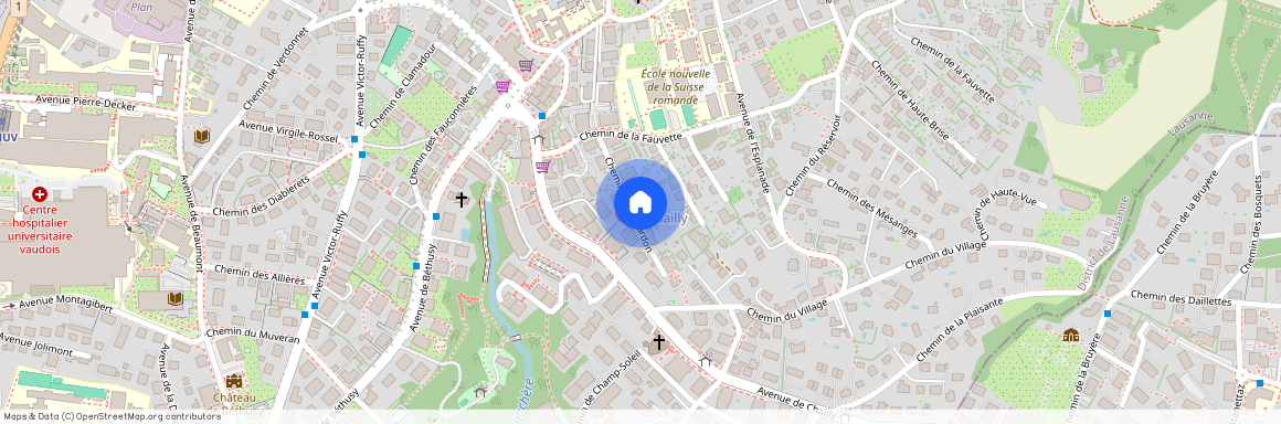 1012, Lausanne, ch. de Bochardon, 7