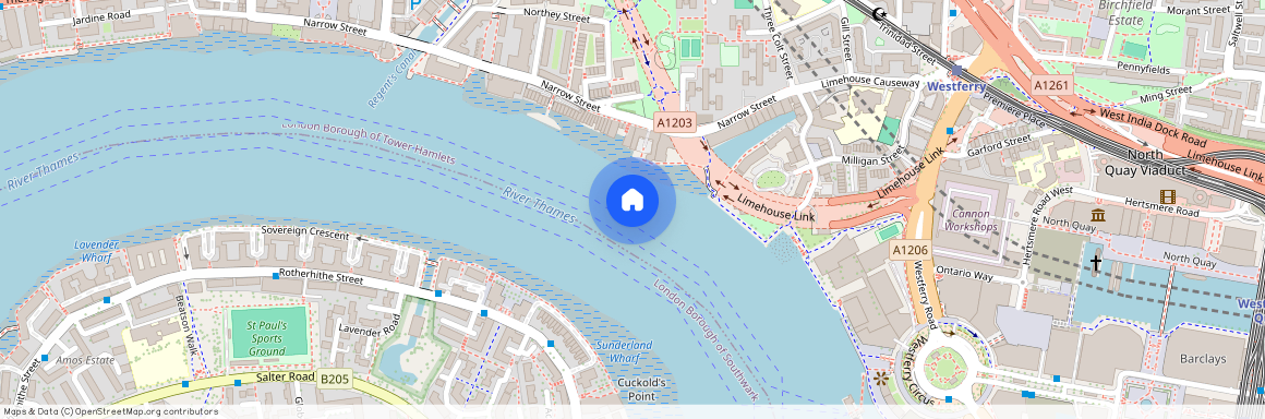 Dunbar Wharf, Narrow Street, London