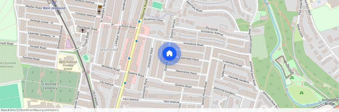 Cavendish Place, Jesmond, Newcastle Upon Tyne