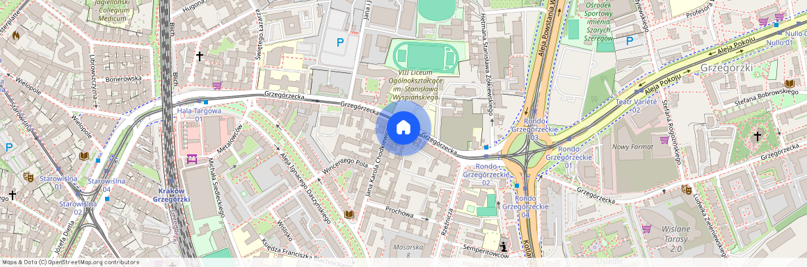 ul. Grzegórzecka 43, Grzegórzki, Grzegórzki, Kraków, małopolskie