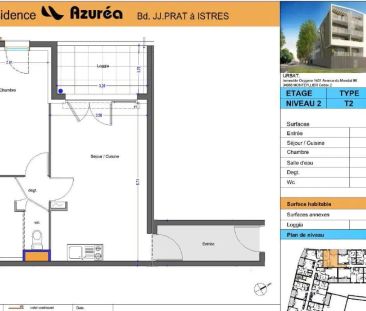 Appartement à louer 2 pièces 45.92m² - Photo 1