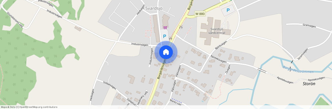 Borgärdesvägen, Svärdsjö