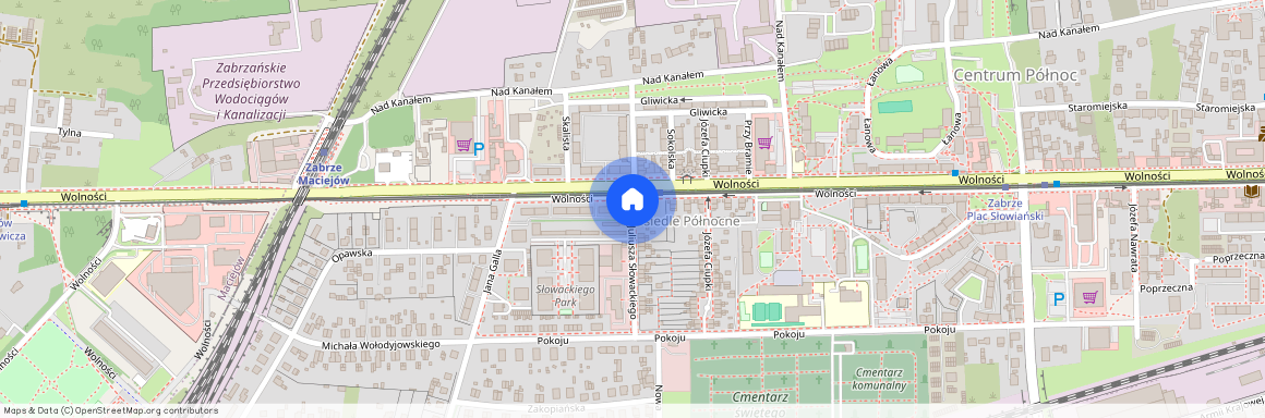 Zabrze Centrum, Juliusza Słowackiego