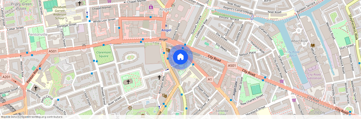 Owen Street, Angel, EC1V