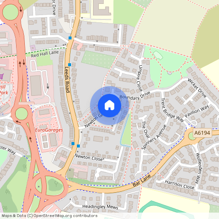 Newton Green, Wakefield, West Yorkshire, UK, WF1