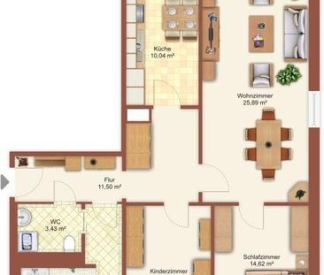 Barrierearme 3-Raumwohnung mit top Badezimmer - Photo 5