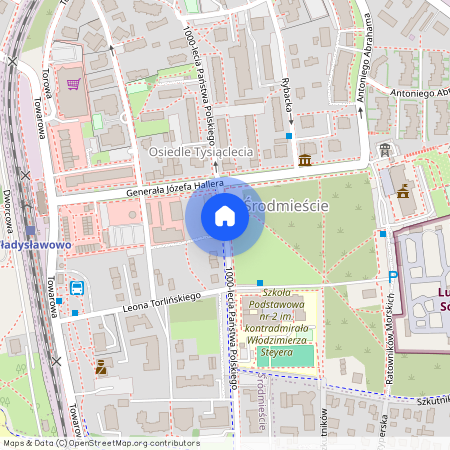 ul. 1000-lecia Państwa Polskiego, Władysławowo, Władysławowo, pucki, pomorskie