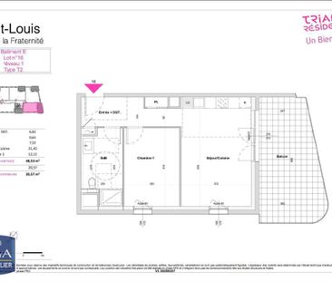 Location Appartement 2 pièces 48m² ST LOUIS 68300 - Photo 5