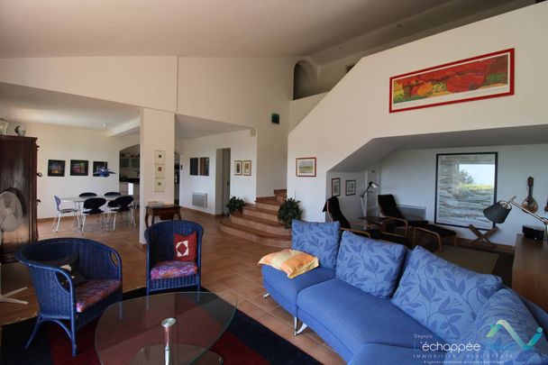 Villa pour 6 personnes avec piscine privée et vue mer à La Londe-Les-Maures - Photo 1