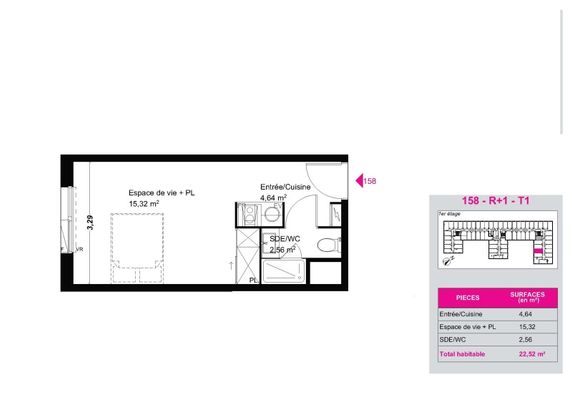 Location Appartement 1 pièce 22m² FRANQUEVILLE ST PIERRE 76520 - Photo 1