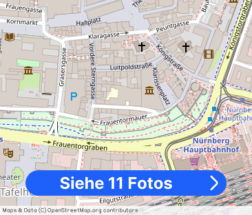 Helle, teilrenovierte Vierzimmerwohnung in der Altstadt - Tageslich... - Foto 1
