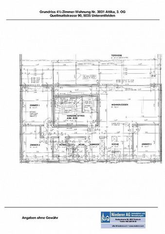 4.5 Zimmer Attikawohnung - Photo 3
