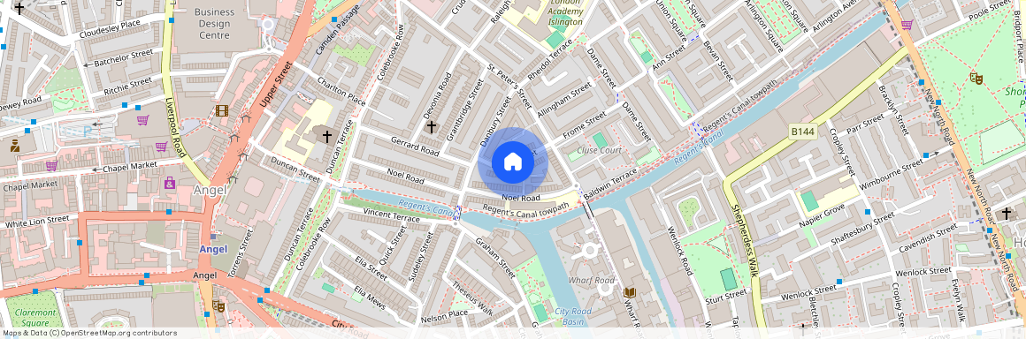 Burgh Street, Angel, Islington, London, N1