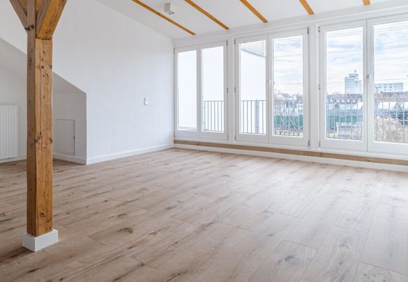Citynah Wohnen! Frisch sanierte, helle Maisonette-Wohnung mit Dachterrasse - Foto 1