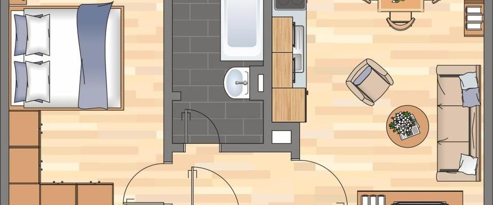 1-Zimmer-Wohnung in Dortmund - Photo 1