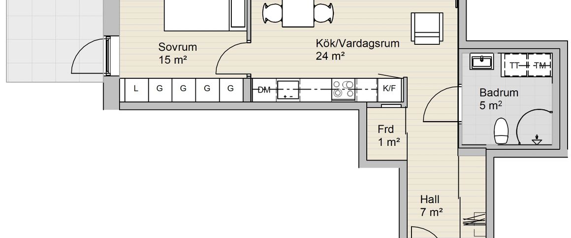 LÄGENHET F 1005 - Foto 1