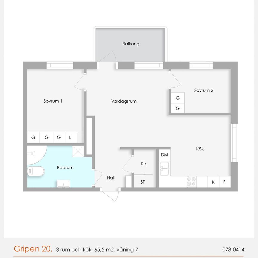 Köpmangatan 16 414 - Photo 2