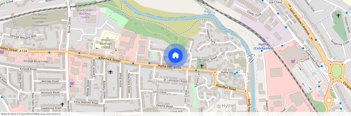 Connaught Close, Colchester, Essex, CO1