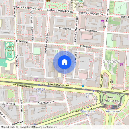 ul. Kaleńska, Grochów, Praga-Południe, Warszawa, mazowieckie