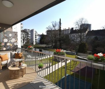 INNERSTÄDTISCH tolle 3-Zimmerwohnung mit großem BALKON und neuer KÜ... - Foto 3