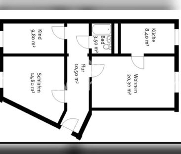 TAUSCHWOHNUNG Wir bieten 68m2 und suchen ab 90m2 - Foto 1