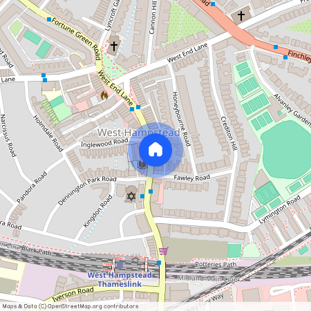 216 West end land, London