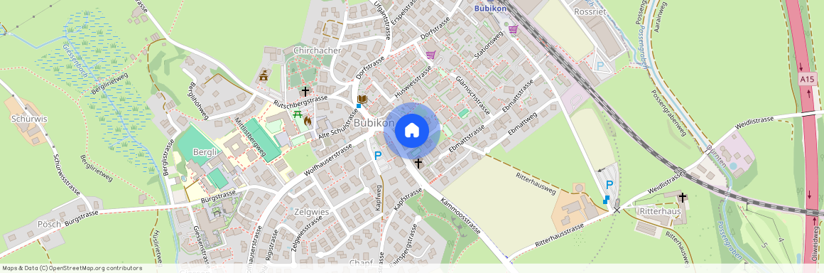 8608, Bubikon, Allmenstrasse, 1