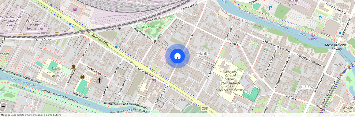 Okole, Jasna, Bydgoszcz