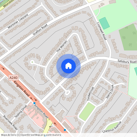 Salisbury Road, Worcester Park, KT4 7DF, Worcester Park