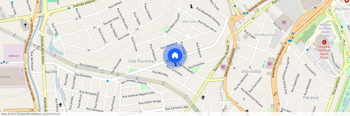 Rua Andaraí, Vila Floresta, Santo André