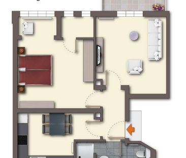 Modernisierte Altbauwohnung im Komponistenviertel - Photo 4