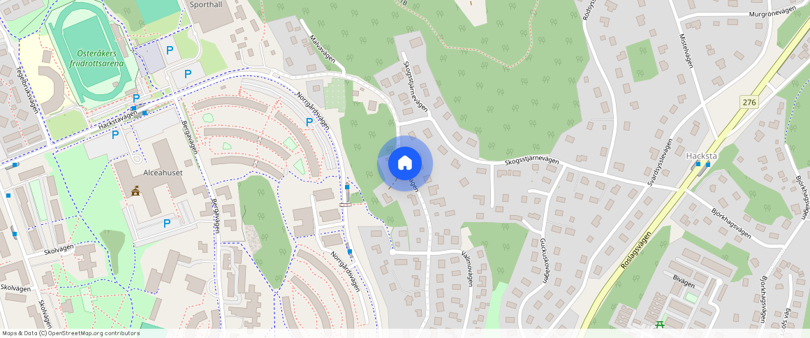 Malvavägen, Åkersberga