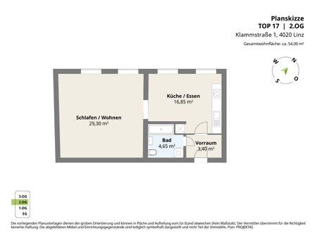 Großzügige 1,5 Zimmer-Altbau-Wohnung mit Küche direkt an der Promenade! - Foto 4