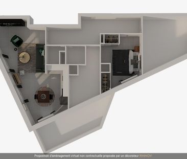 location Appartement T3 DE 66.6m² À TOULOUSE - Photo 5