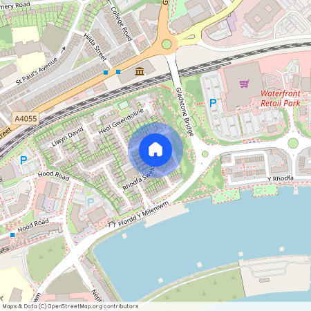 Rhodfa Sweldon, The Waterfront, Barry, CF62
