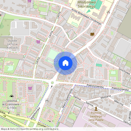 ul. Lecha, Czarnów, Kielce, świętokrzyskie