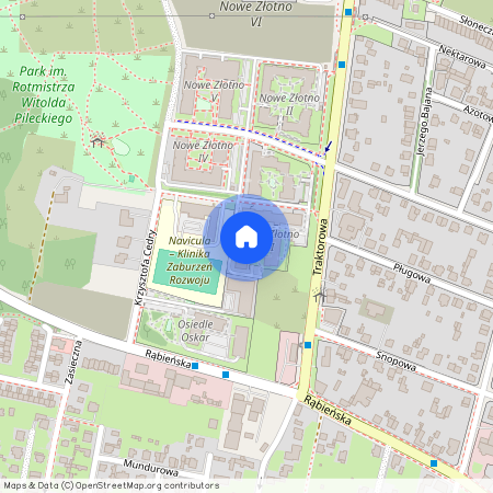 ul. Traktorowa, Złotno, Polesie, Łódź, łódzkie