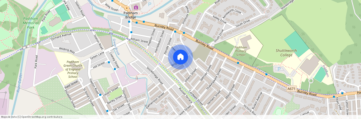 Padiham, Peel Street, Burnley