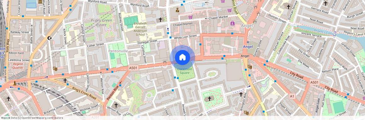 Claremont Square, Islington, London