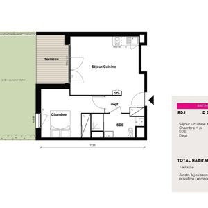 Location Appartement 2 pièces 41m² EAUNES 31600 - Photo 3