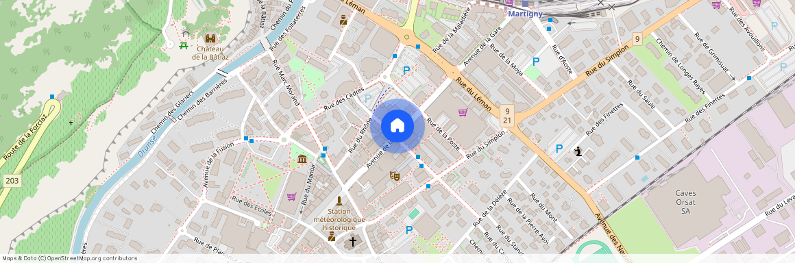 Av. de la Gare, 1920 Martigny