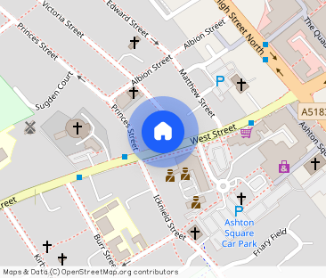 Flat 2, 46-48 West Street, Dunstable, Bedfordshire, LU6 1TA - Photo 1