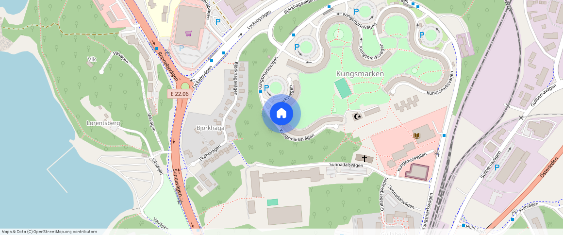 Kungsmarken, Karlskrona, Blekinge, Kungsmarksvägen 95