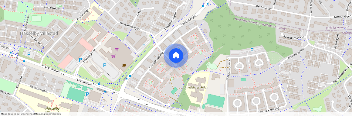 Carl Bondes väg 50, Villastaden